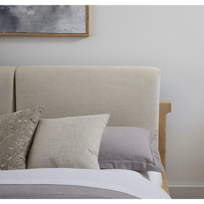 Furano Upholstered Cushion Bed in Ginger