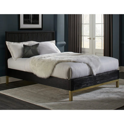 Kentfield Solid Wood Platform Bed in Oak