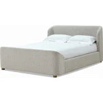 Kiki Upholstered Bed in Cotton Ball Boucle