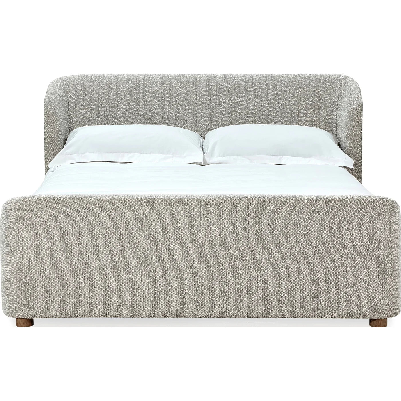 Kiki Upholstered Bed in Cotton Ball Boucle
